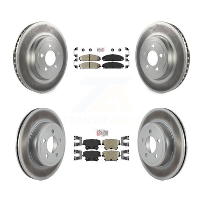 Kit de rotors de frein à disque, revêtement de coussinets en céramique avant et arrière, pour Dodge Charger Chrysler 30