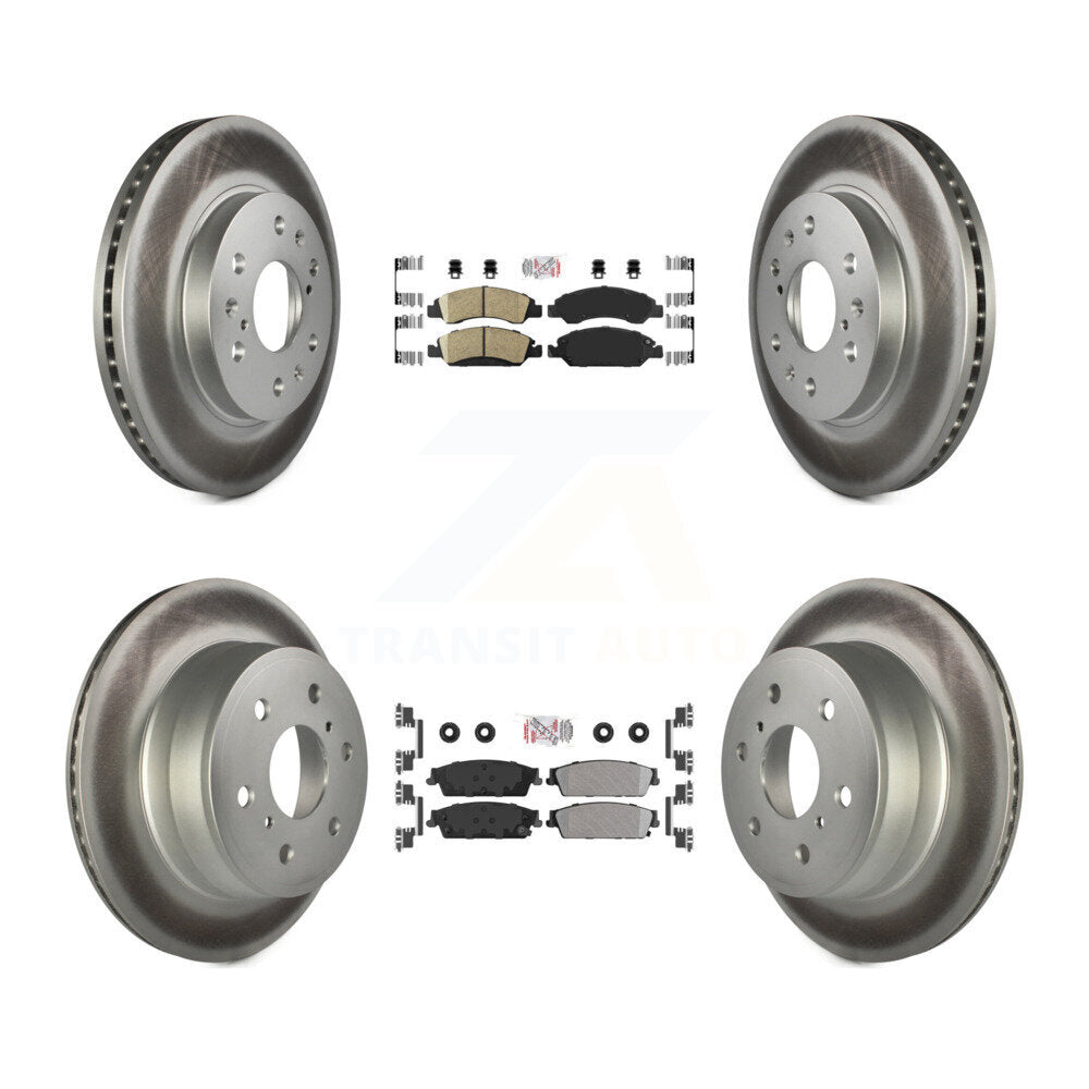 Kit de Rotor de frein à revêtement de plaquette semi-métallique avant et arrière en céramique pour Chevrolet GMC 150