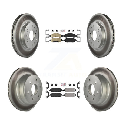 Kit de Rotor de frein à revêtement de plaquette semi-métallique avant et arrière en céramique pour Chevrolet GMC 150