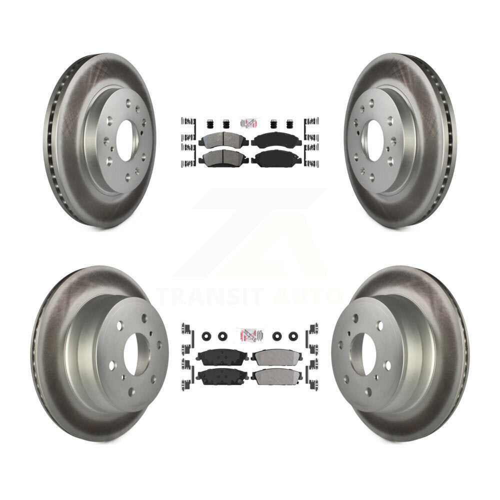 Kit de rotors de frein à revêtement semi-métallique avant et arrière, pour Chevrolet GMC Sierra 150