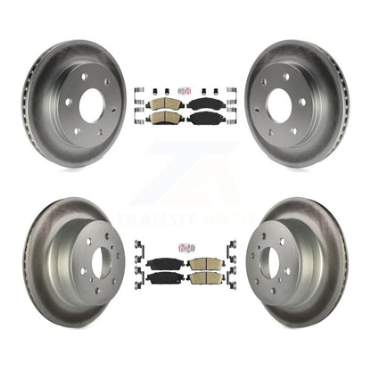 Kit de Rotor de frein à manteau de plaquettes en céramique avant et arrière, pour frein arrière à disque GMC Sierra 1500