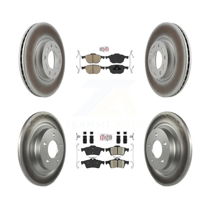 Kit de plaquettes en céramique avant et arrière et de rotors de frein à disque revêtus pour Mazda 5 KGA-102421