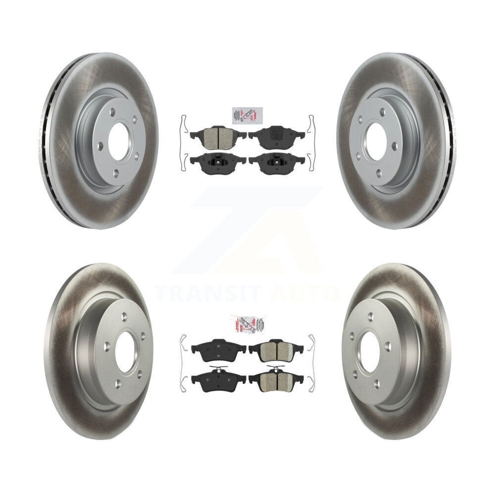 Kit de rotors de frein à revêtement en céramique, semi-métallique avant et arrière, pour Volvo S40 C30 V5