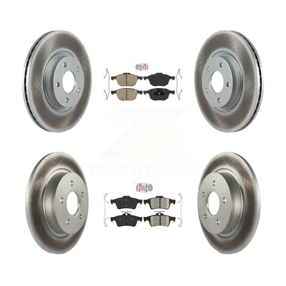 Kit de plaquettes en céramique avant et arrière et Rotor de frein à disque revêtu, pour Volvo S40 C30 V50 C7