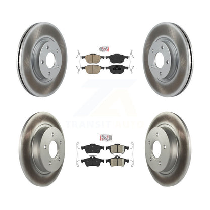 Kit de plaquettes en céramique avant et arrière et Rotor de frein à disque revêtu, pour Volvo S40 C30 V50 C7