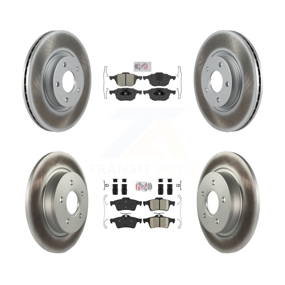 Kit de rotors de frein à revêtement en céramique, semi-métallique avant et arrière, pour Volvo S40 C30 V5