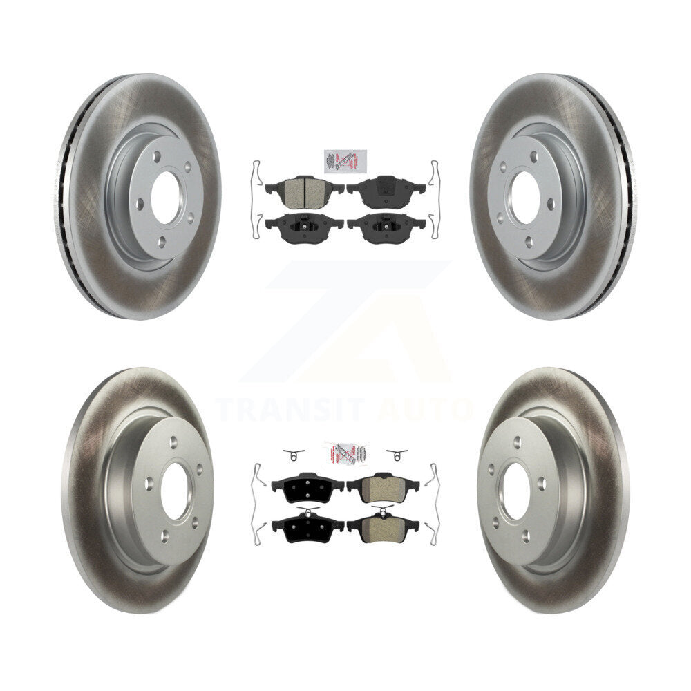 Kit de Rotor de frein à disque, revêtement de protection semi-métallique avant et arrière, pour Volvo S40 C30 V50 C7