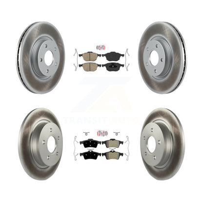 Kit de rotors de frein à revêtement semi-métallique en céramique avant et arrière, pour Volvo S40 C30 V5