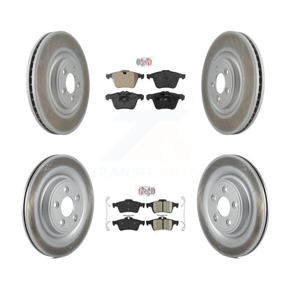 Kit de Rotor de frein avant et arrière semi-métallique avec revêtement de plaquettes en céramique, pour Jaguar XF XJ XK