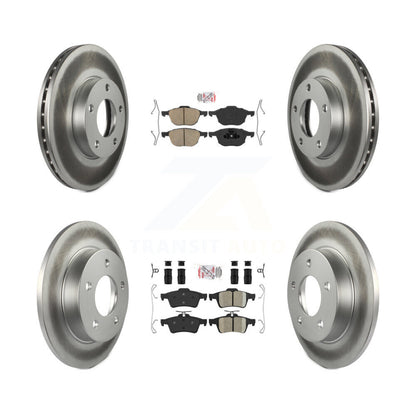 Kit de plaquettes en céramique avant et arrière et disques de frein enduits pour Mazda 3 Sport