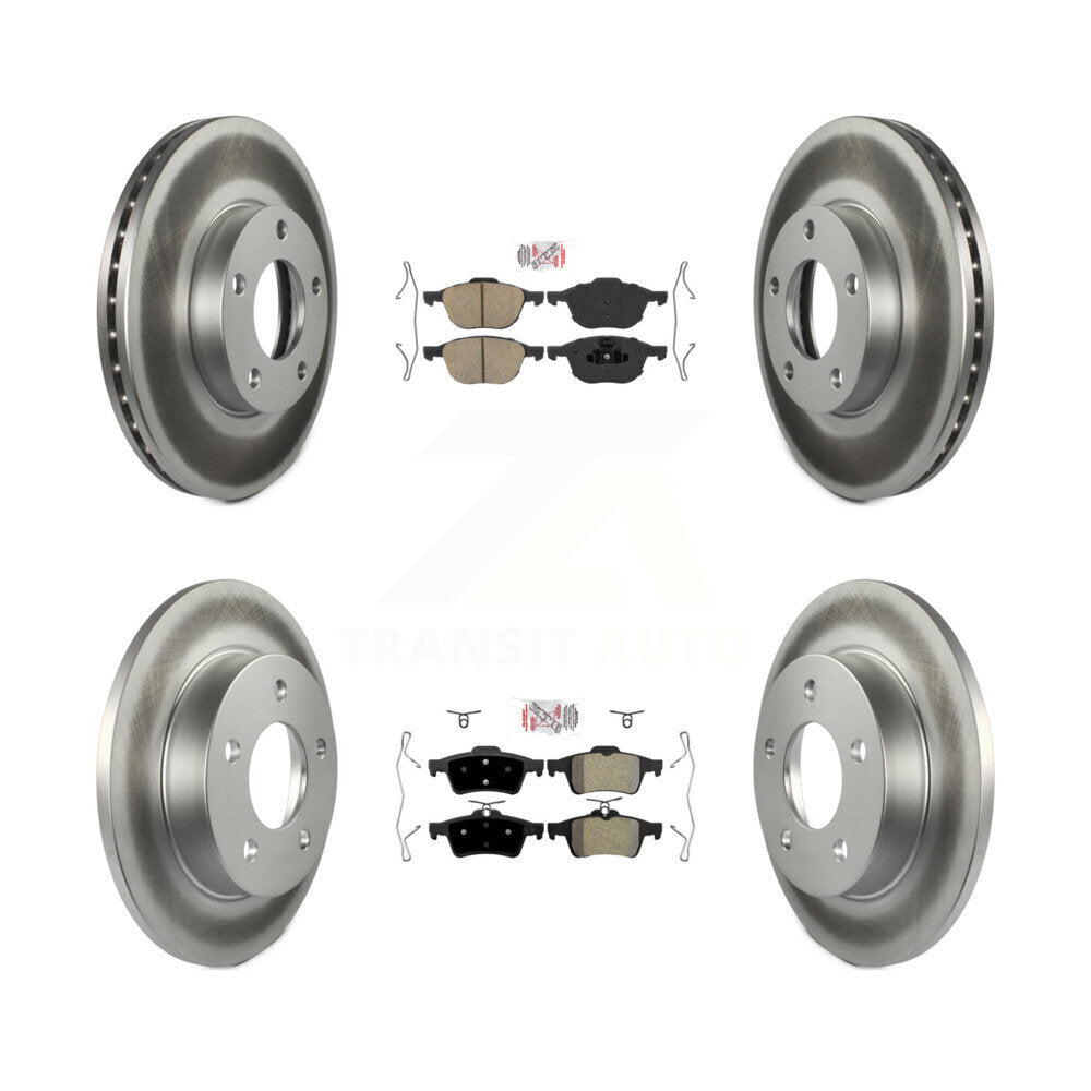 Kit de Rotor de frein à disque, revêtement de protection semi-métallique avant et arrière en céramique pour Mazda 3 Spor