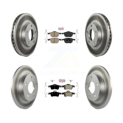 Kit de Rotor de frein à disque, revêtement de protection semi-métallique avant et arrière en céramique pour Mazda 3 Spor