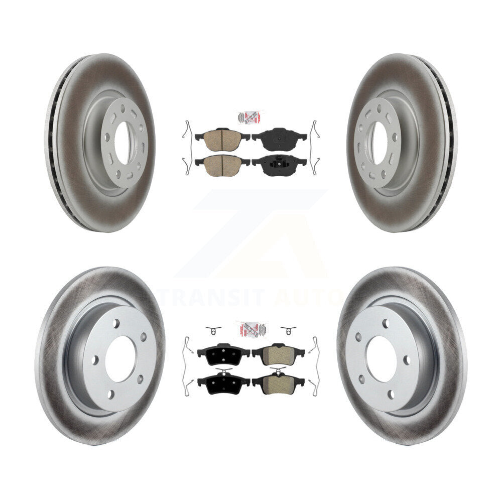 Kit de Rotor de frein à disque, revêtement de protection semi-métallique avant et arrière en céramique pour Mazda 3 Spor
