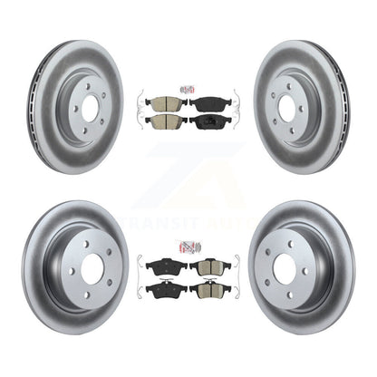 Kit de Rotor de frein à disque, revêtement de coussinets en céramique avant et arrière, pour Ford Escape Transit Connect