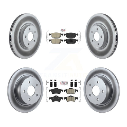 Kit de Rotor de frein à disque, revêtement de coussinets en céramique avant et arrière, pour Ford Escape Transit Connect
