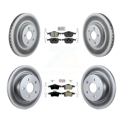 Kit de rotors de frein à disque, revêtement de protection semi-métallique avant et arrière, pour Ford Transit Connect