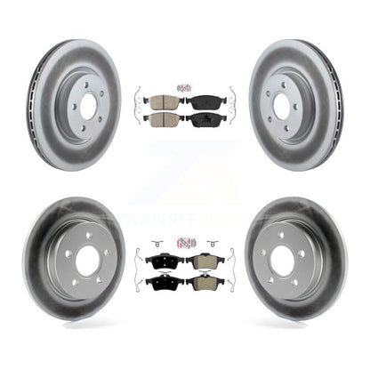 Kit de Rotor de frein à disque, revêtement de protection semi-métallique avant et arrière en céramique pour Ford Focus S