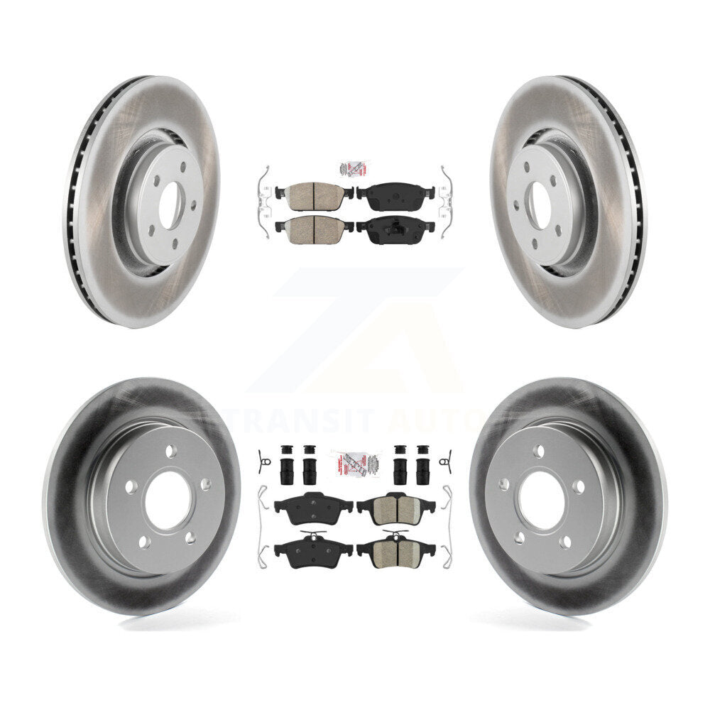 Kit de rotors de frein à disque avant et arrière en céramique, pour Ford Focus S 2013 – 2018