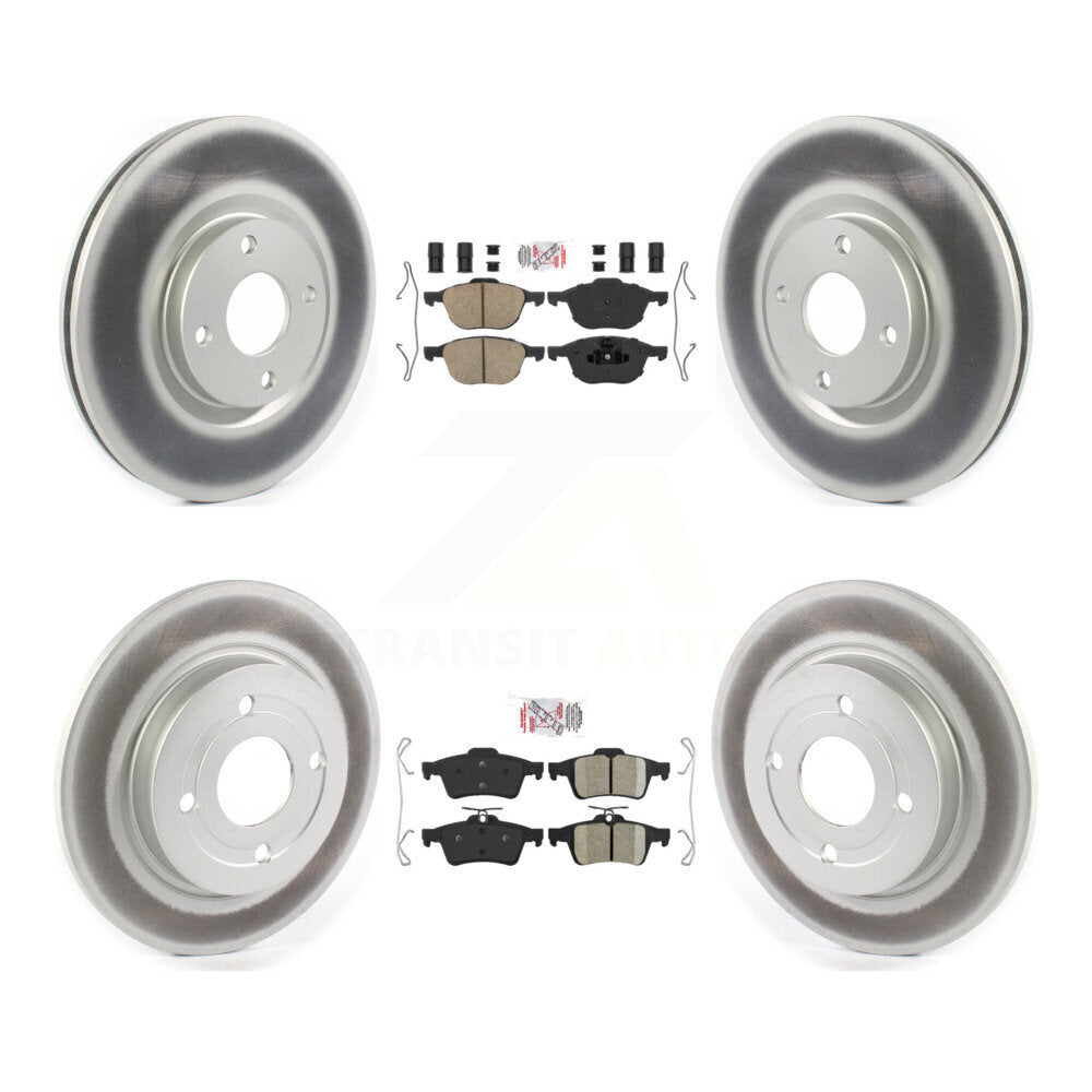 Kit de Rotor de frein à disque, revêtement de coussinets en céramique avant et arrière, pour Ford EcoSport AW 2018 – 2022