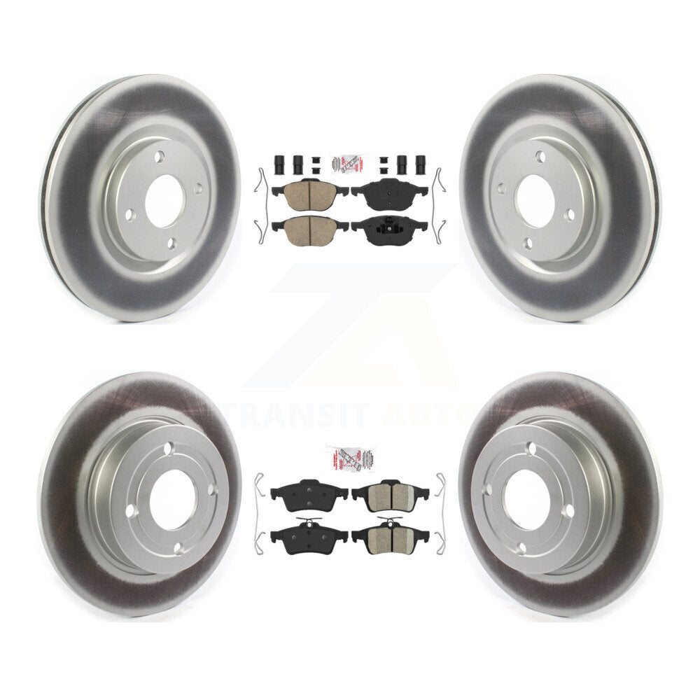 Kit de Rotor de frein à disque, revêtement de coussinets en céramique avant et arrière, pour Ford EcoSport FW 2018 – 2021