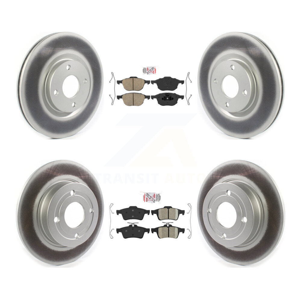 Kit de Rotor de frein à disque, revêtement de coussinets en céramique avant et arrière, pour Ford EcoSport FW 2018 – 2021