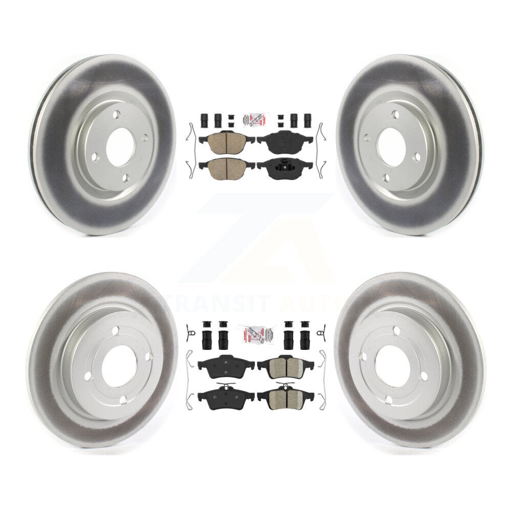 Kit de Rotor de frein à disque, revêtement de coussinets en céramique avant et arrière, pour Ford EcoSport AW 2018 – 2022