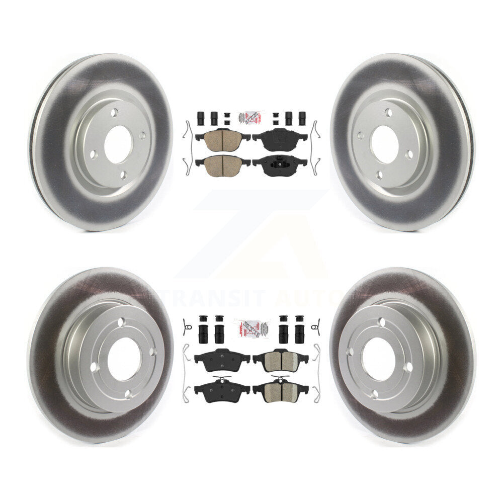 Kit de Rotor de frein à disque, revêtement de coussinets en céramique avant et arrière, pour Ford EcoSport FW 2018 – 2021