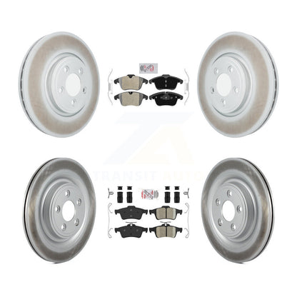 Kit de rotors de frein à revêtement en céramique, semi-métallique, avant et arrière, pour Jaguar XF XK Pla