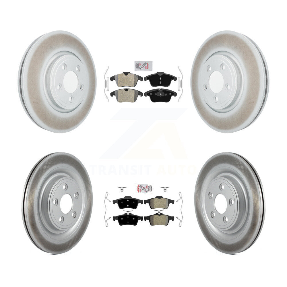Kit de Rotor de frein à revêtement de plaquettes semi-métalliques avant et arrière, pour Jaguar XF XK Vanden Pla