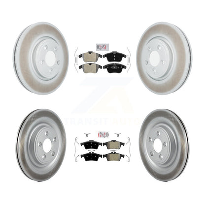 Kit de Rotor de frein à revêtement de plaquettes semi-métalliques avant et arrière, pour Jaguar XF XK Vanden Pla