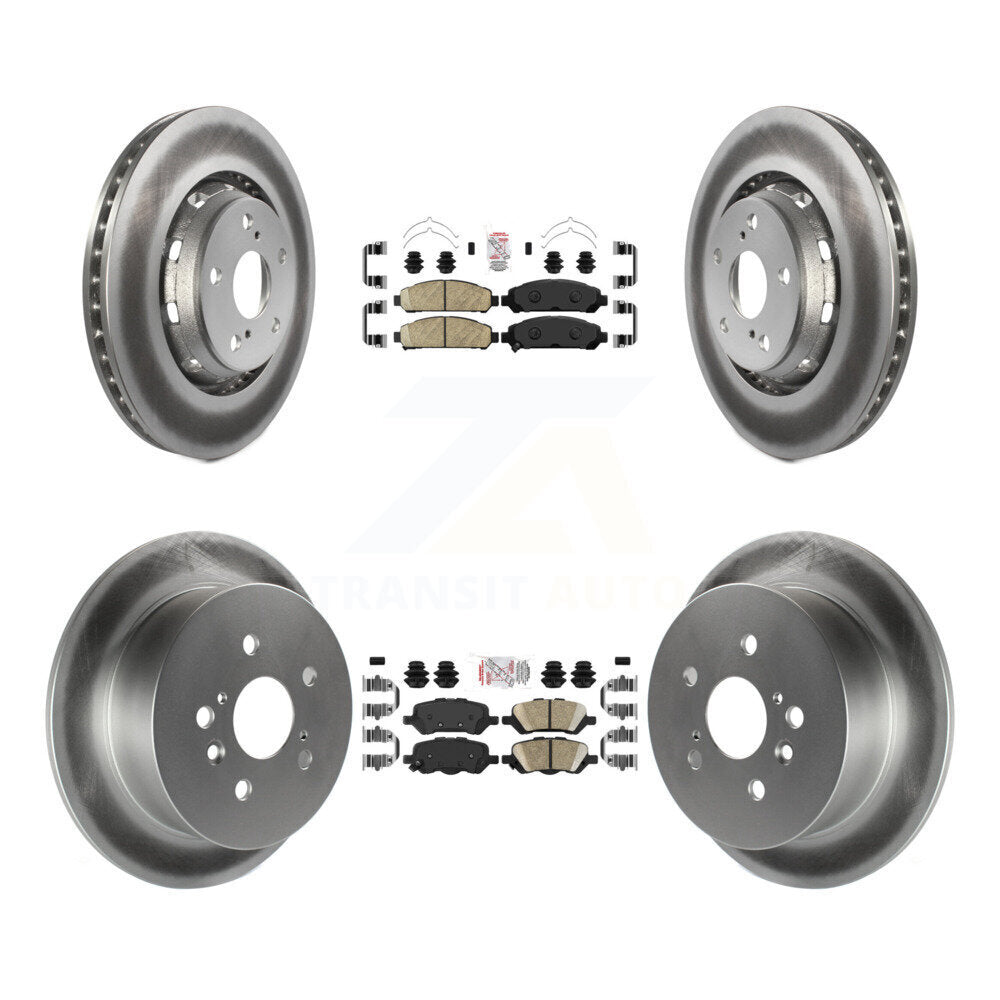 Kit de rotors de frein à disque avant et arrière en céramique, pour Toyota Venz 2009 – 2016