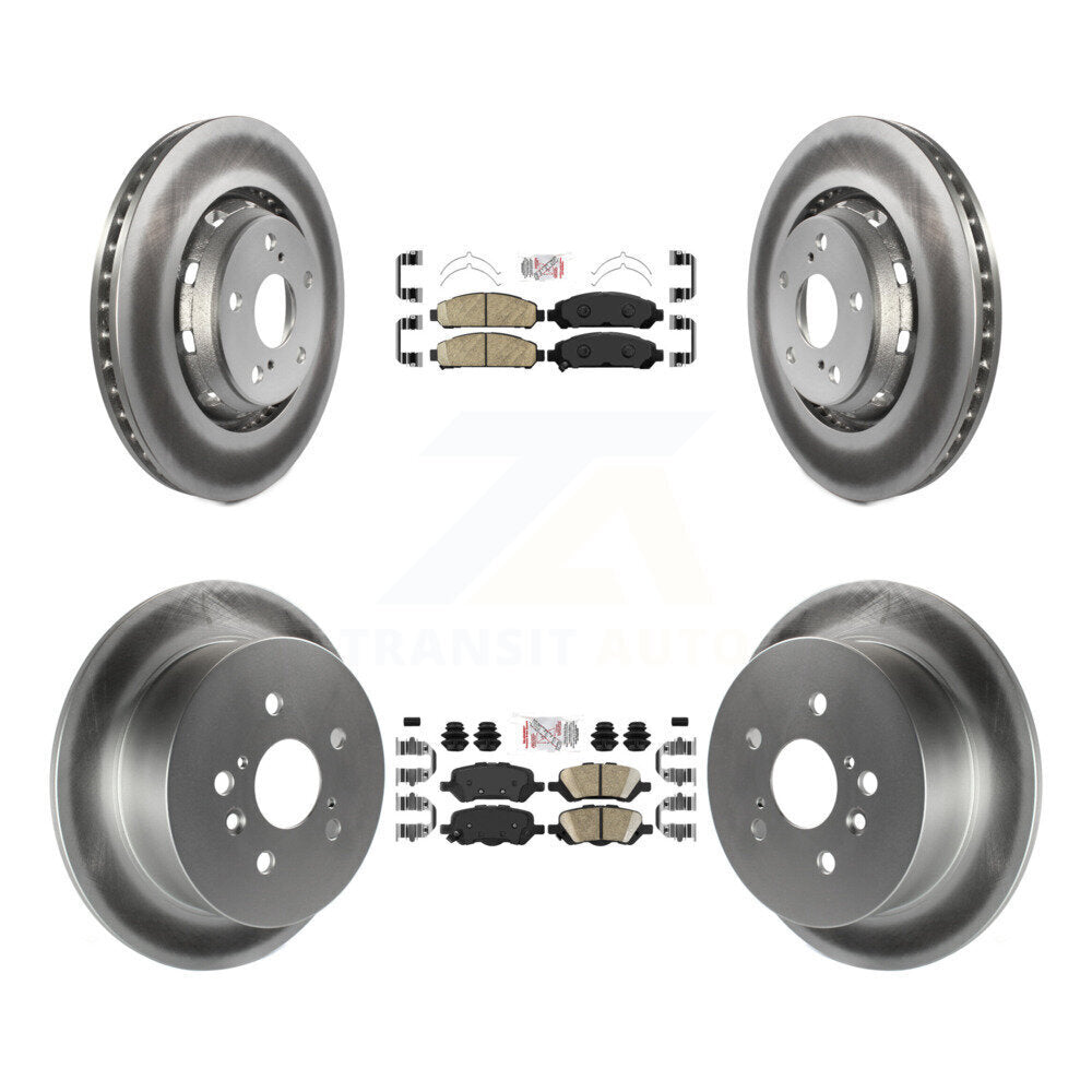 Kit de rotors de frein à disque avant et arrière en céramique, pour Toyota Venz 2009 – 2016