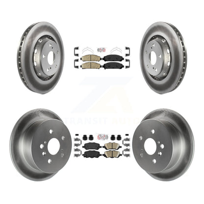 Kit de rotors de frein à disque avant et arrière en céramique, pour Toyota Venz 2009 – 2016