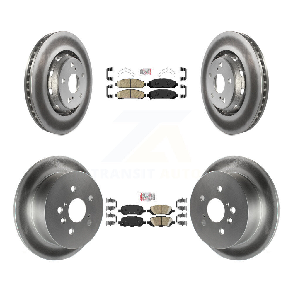 Kit de rotors de frein à disque avant et arrière en céramique, pour Toyota Venz 2009 – 2016