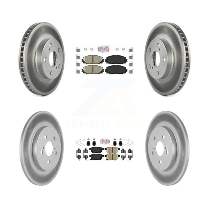 Kit de plaquettes en céramique avant et arrière et disques de frein enduits pour Lexus CT200h