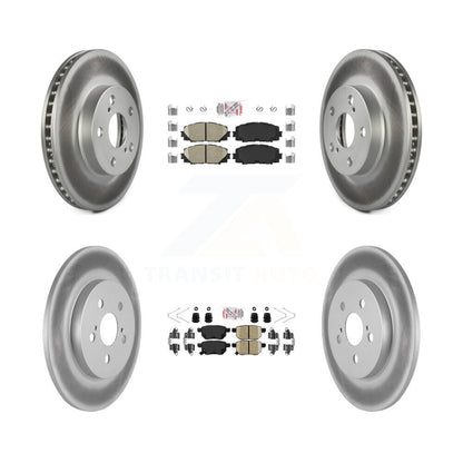 Kit de plaquettes en céramique avant et arrière et disques de frein enduits pour Lexus CT200h