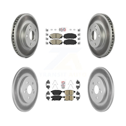 Kit de plaquettes en céramique avant et arrière et disques de frein enduits pour Lexus CT200h