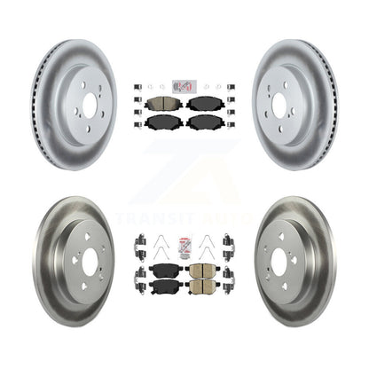Kit de rotors de frein à disque en céramique avant et arrière, pour Toyota Corolla Prius Prim
