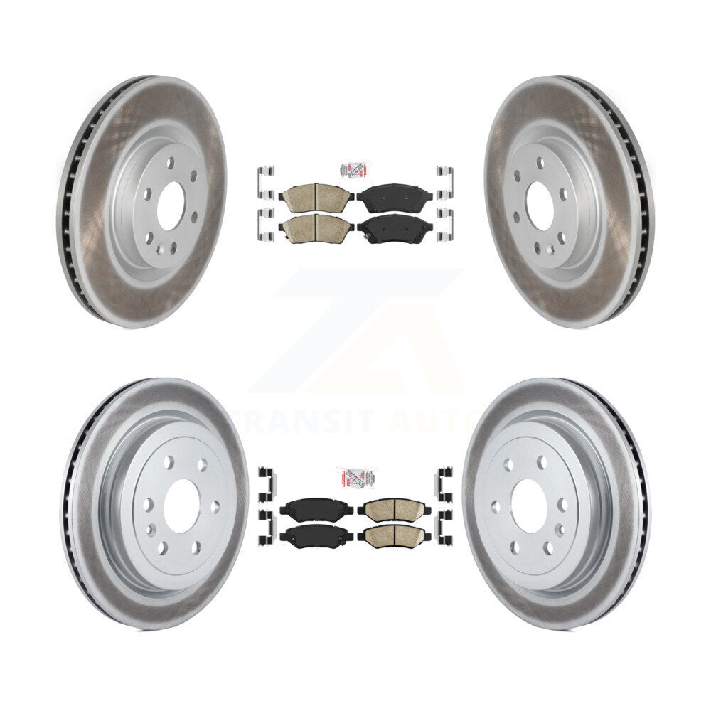 Kit de rotors de frein à disque avant et arrière en céramique, pour Cadillac SRX Saab 9-4