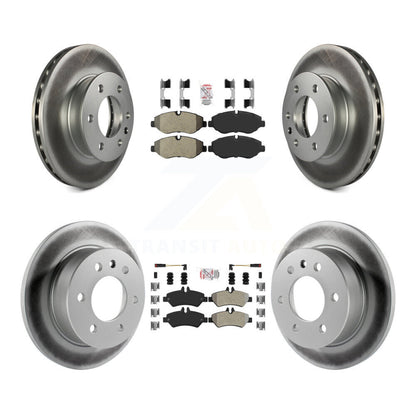 Kit de Rotor de frein à disque avec revêtement de tampons semi-métalliques avant et arrière, pour Sprinter 2500 Dodge