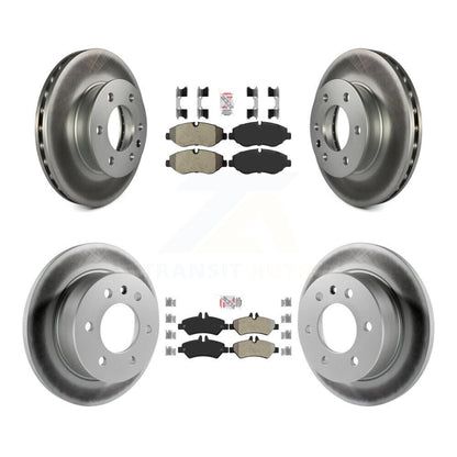 Kit de Rotor de frein à disque avec revêtement de tampons semi-métalliques avant et arrière, pour Sprinter 2500 Dodge