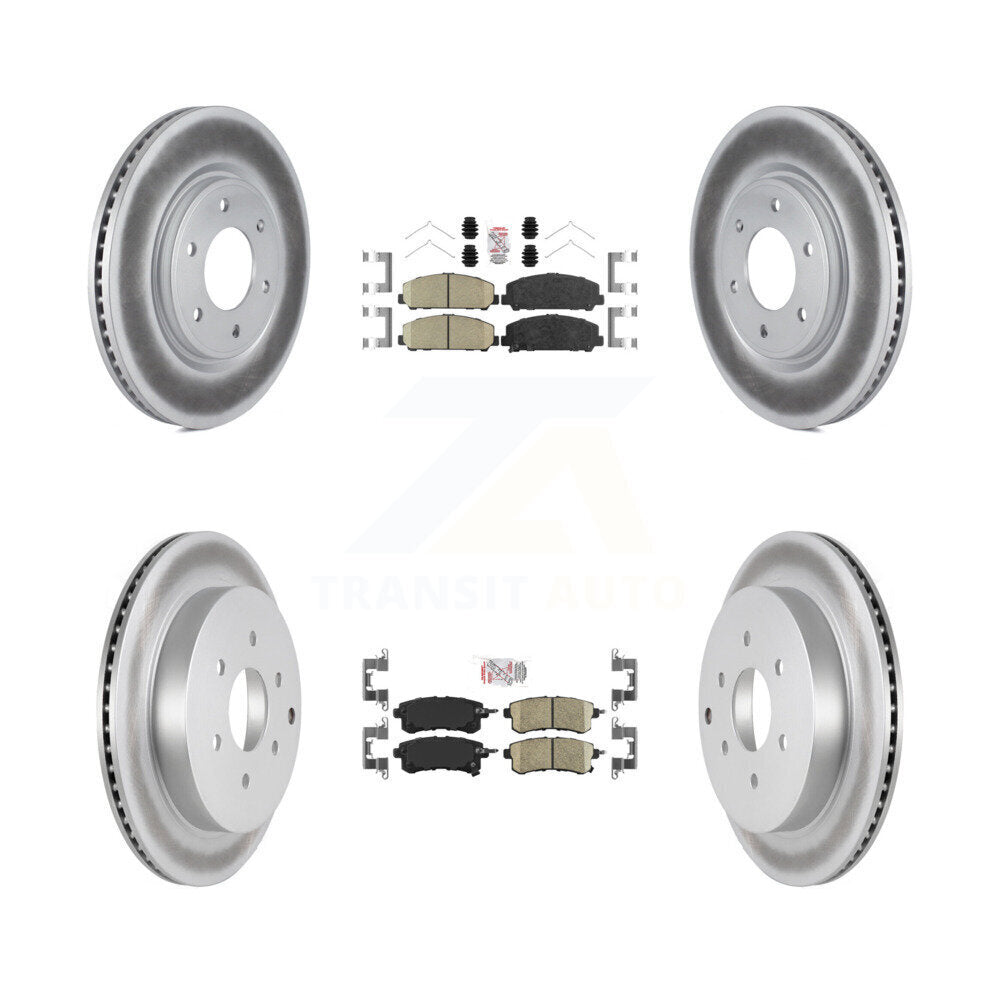 Kit de Rotor de frein à revêtement de plaquettes en céramique avant et arrière, pour INFINITI QX80 Nissan Armada QX5