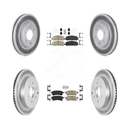 Kit de Rotor de frein à revêtement de plaquettes en céramique avant et arrière, pour INFINITI QX80 Nissan Armada QX5