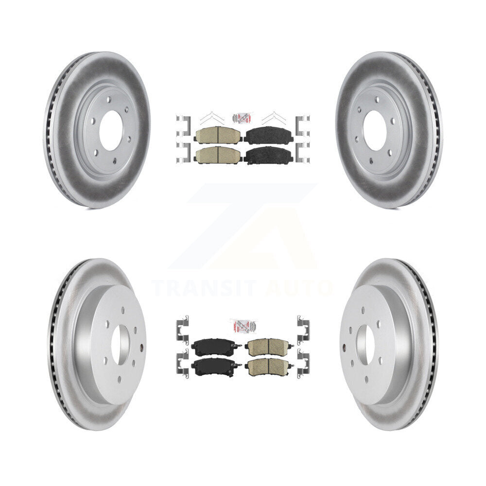 Kit de Rotor de frein à revêtement de plaquettes en céramique avant et arrière, pour INFINITI QX80 Nissan Armada QX5