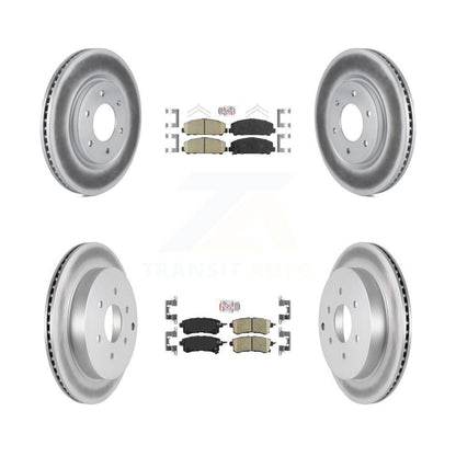 Kit de Rotor de frein à revêtement de plaquettes en céramique avant et arrière, pour INFINITI QX80 Nissan Armada QX5