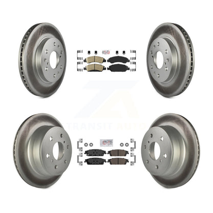 Kit de Rotor de frein à revêtement de plaquette semi-métallique arrière en céramique avant pour GMC Sierra 1500 X
