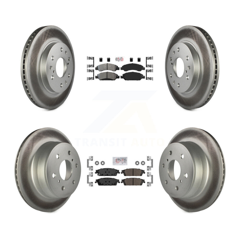 Kit de rotors de frein à revêtement semi-métallique avant et arrière, pour GMC Sierra 1500 Chevrole