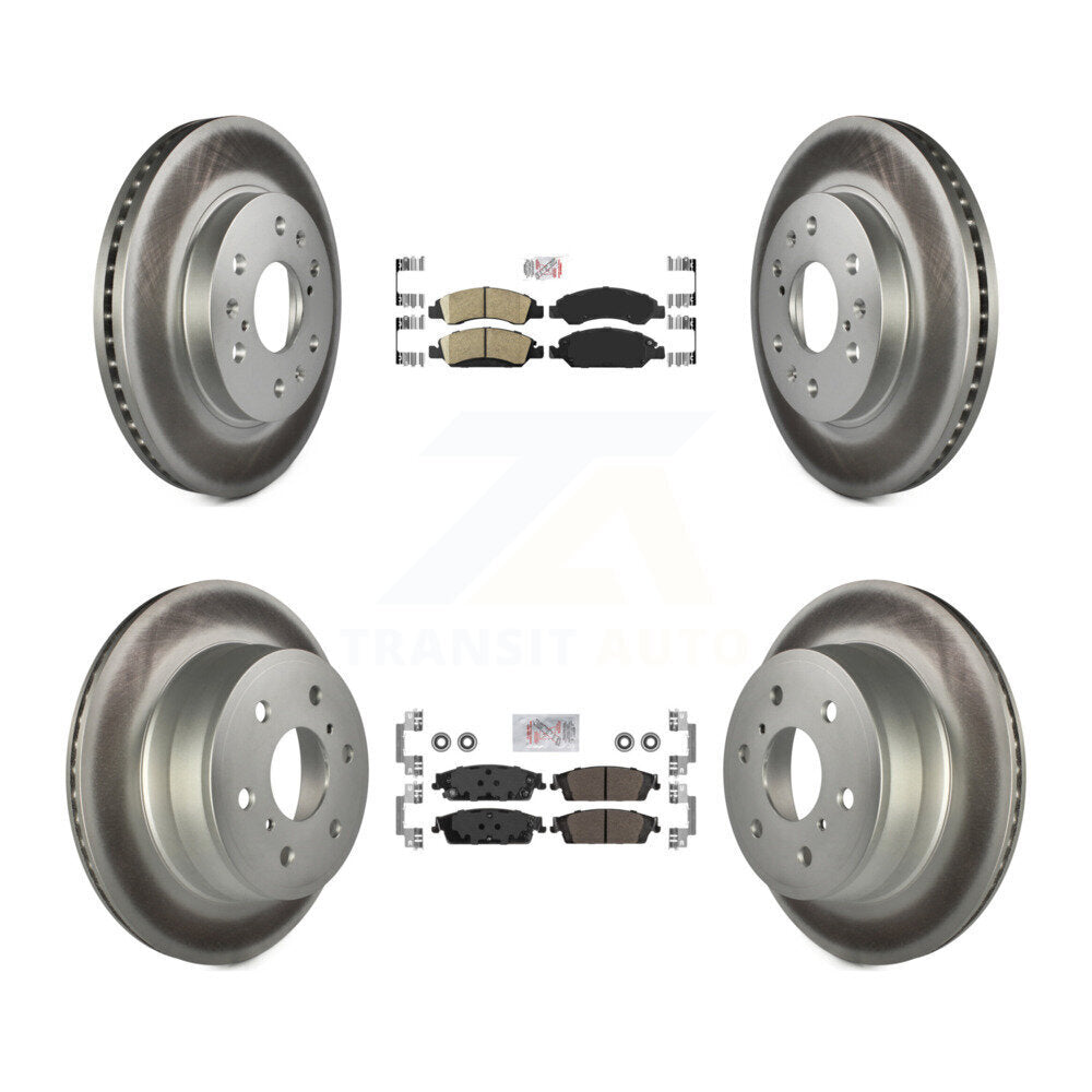 Kit de Rotor de frein à revêtement de plaquette semi-métallique arrière en céramique avant pour GMC Sierra 1500 X