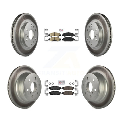 Kit de Rotor de frein à revêtement de plaquette semi-métallique arrière en céramique avant pour GMC Sierra 1500 X