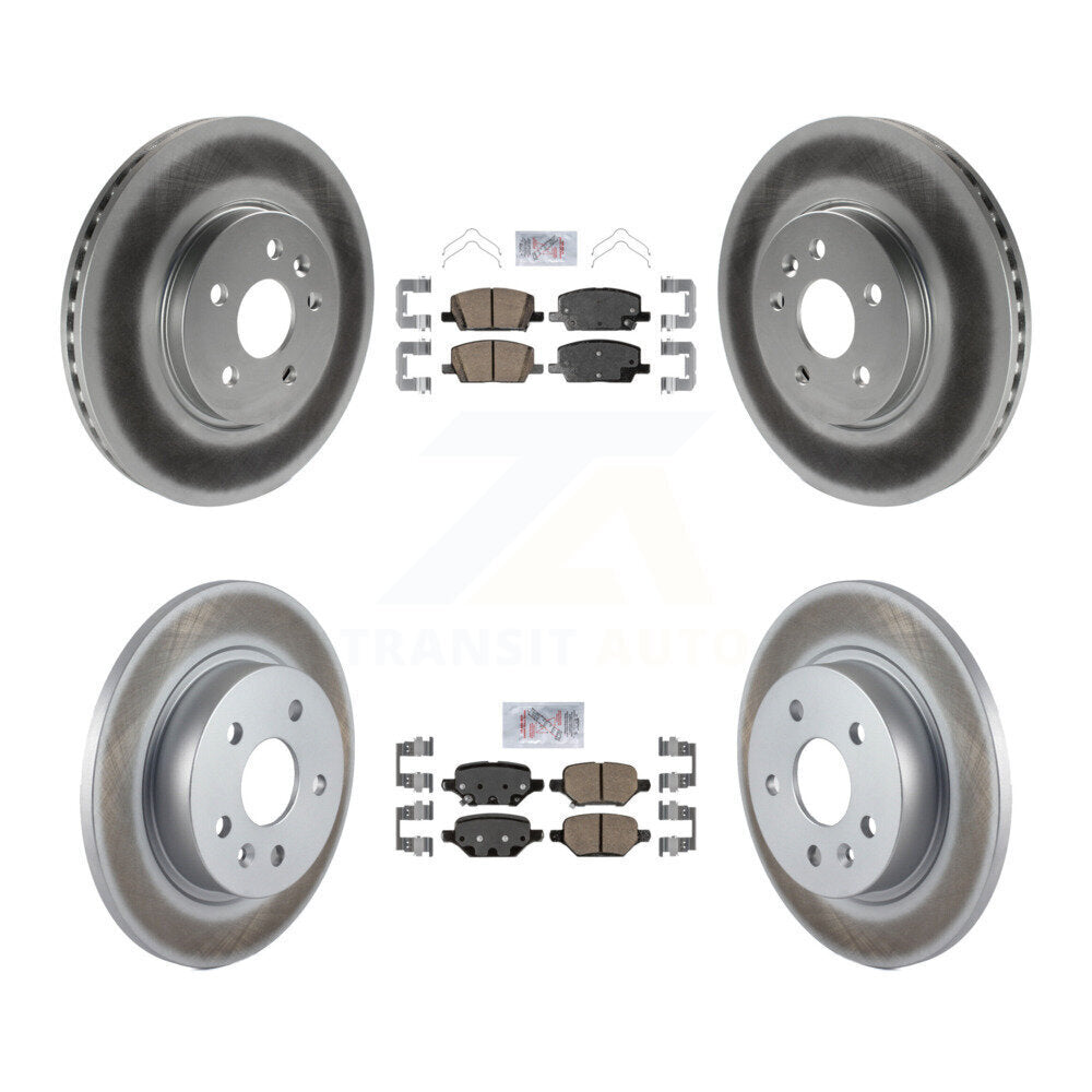 Kit de Rotor de frein à disque, revêtement de coussinets en céramique avant et arrière, pour Buick Encore Chevrolet Tra